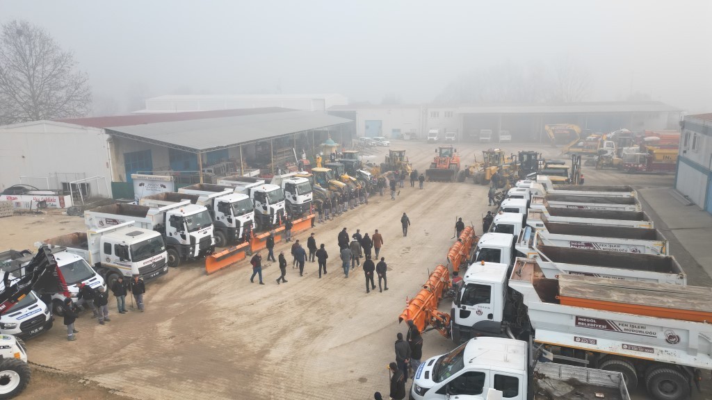 İnegöl Belediyesi kış hazırlıklarını tamamladı