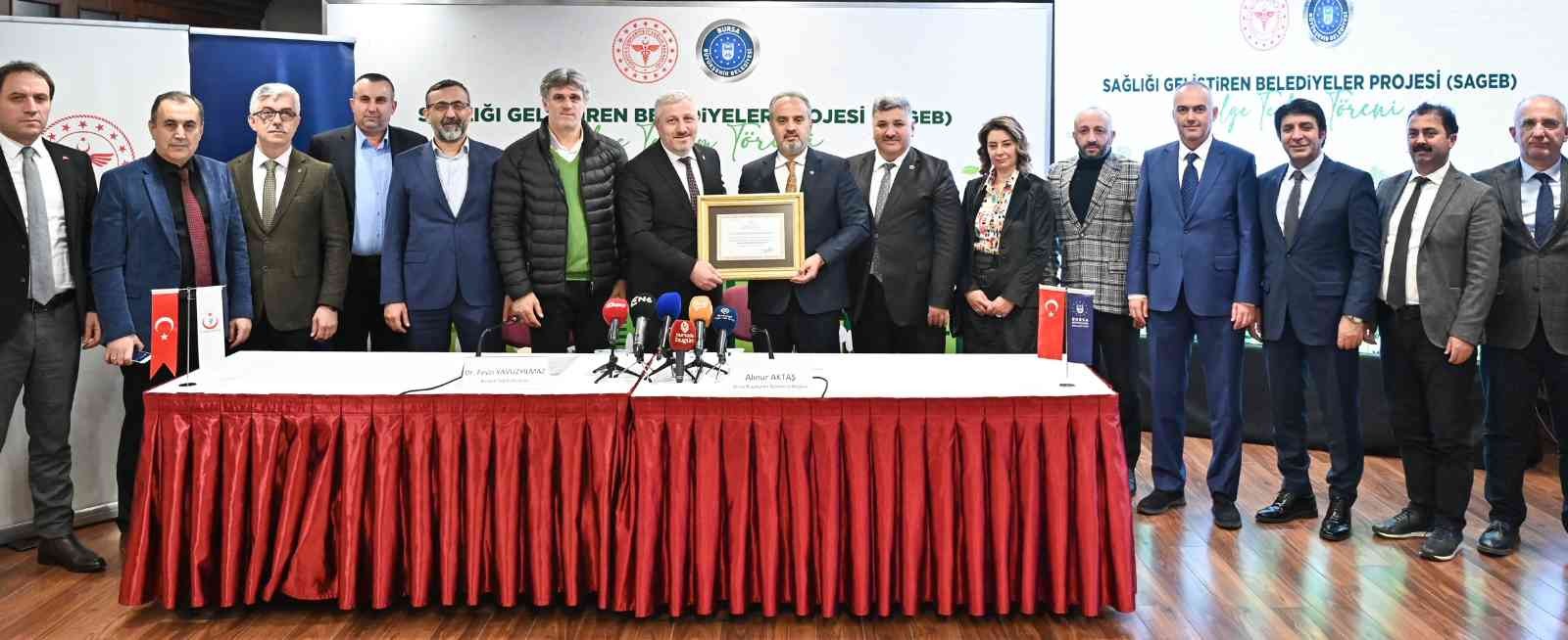 Sağlığı geliştiren ilk Büyükşehir, Bursa oldu