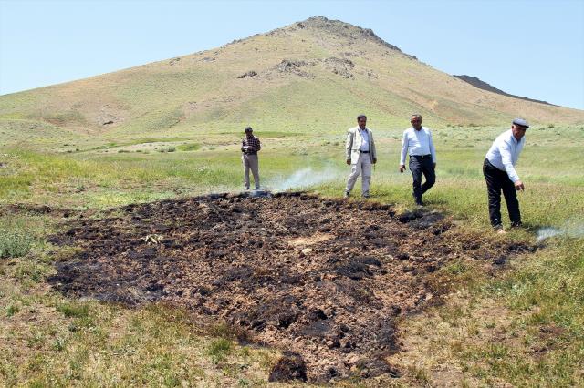 Van'da için için yanan turba toprağı, bilim insanlarını harekete geçirdi