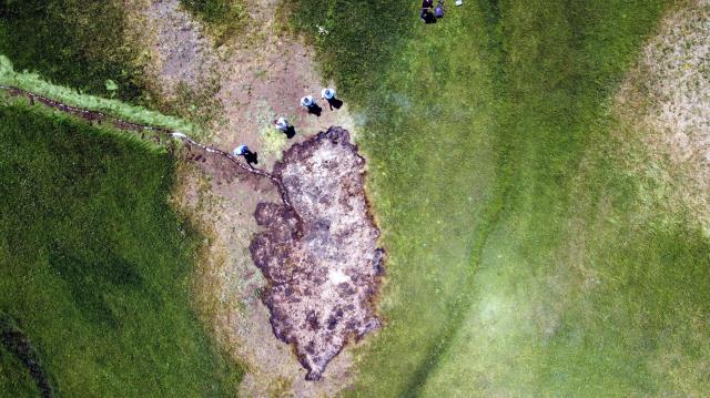 Van'da için için yanan turba toprağı, bilim insanlarını harekete geçirdi