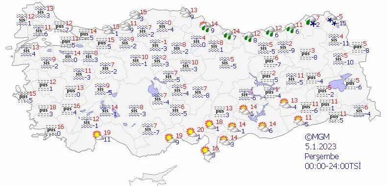 Meteoroloji'den uyarı: Hem sis hem yağmur hem de kar var