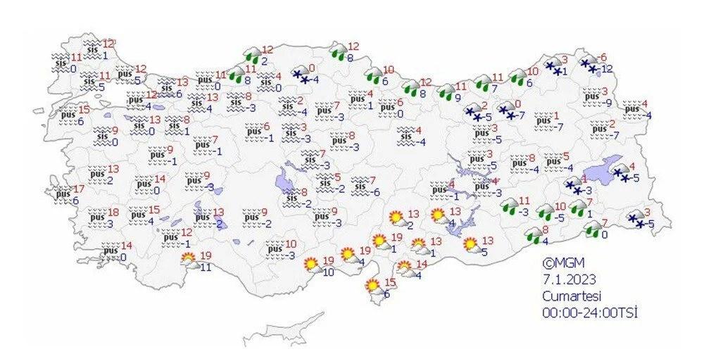 Meteoroloji'den uyarı: Hem sis hem yağmur hem de kar var