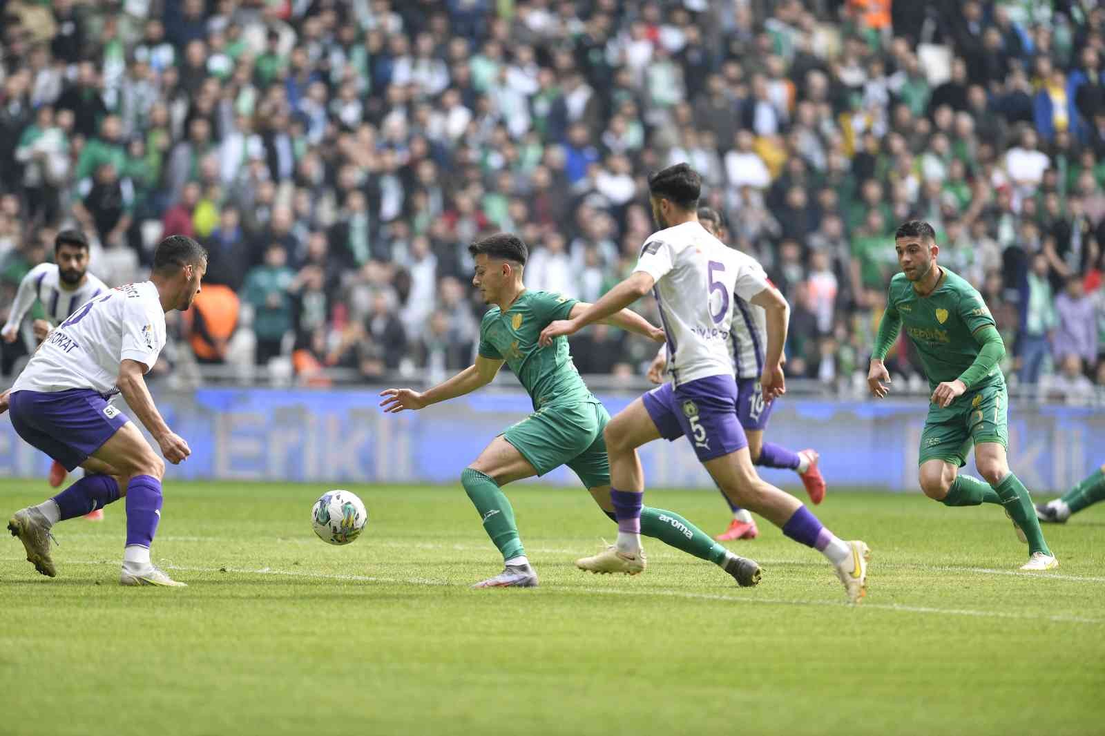 TFF 2. Lig: Bursaspor: 1 - Afyonspor: 1