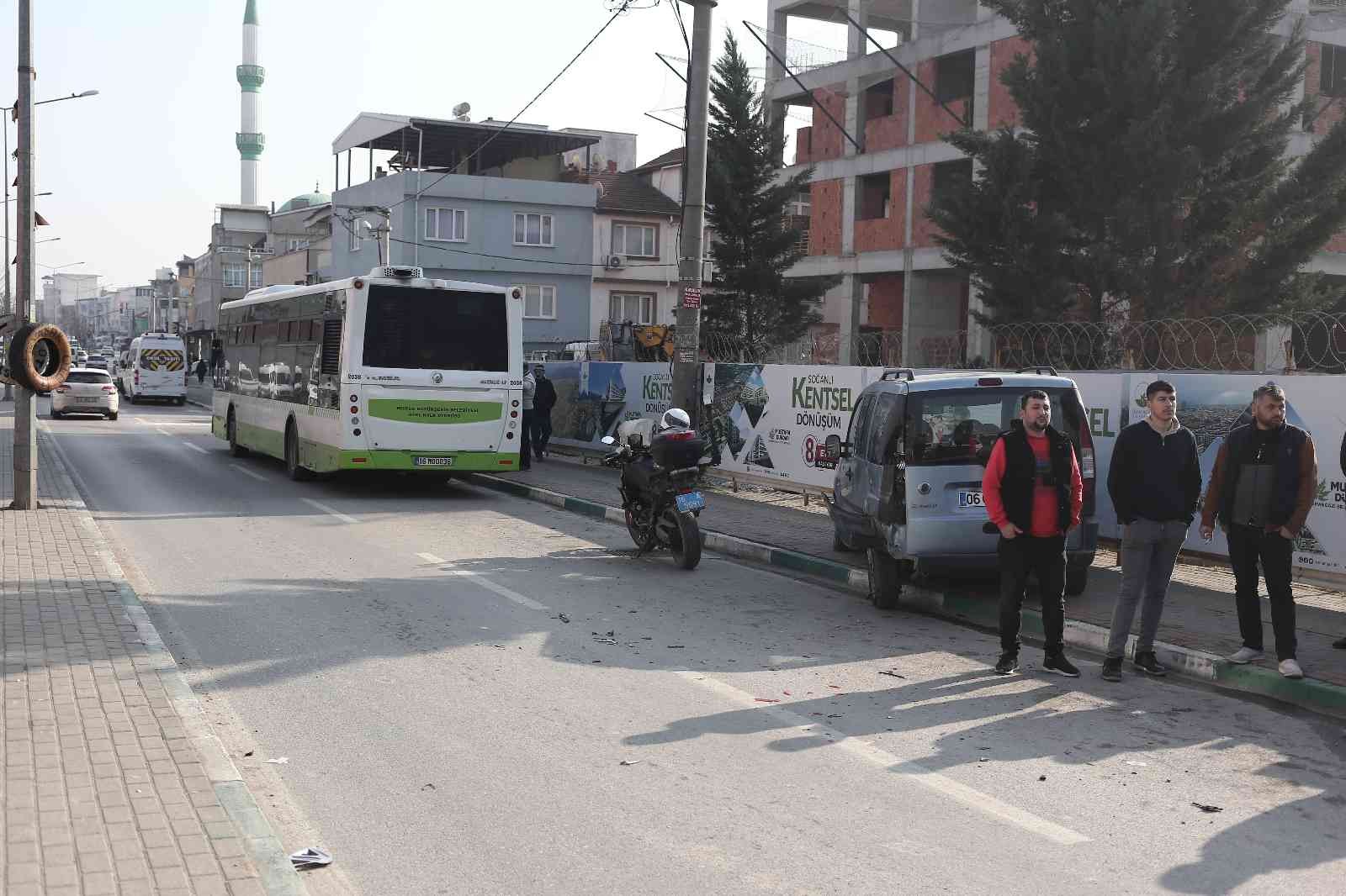 Otobüsteki durak geçme kavgası kazaya sebep oldu