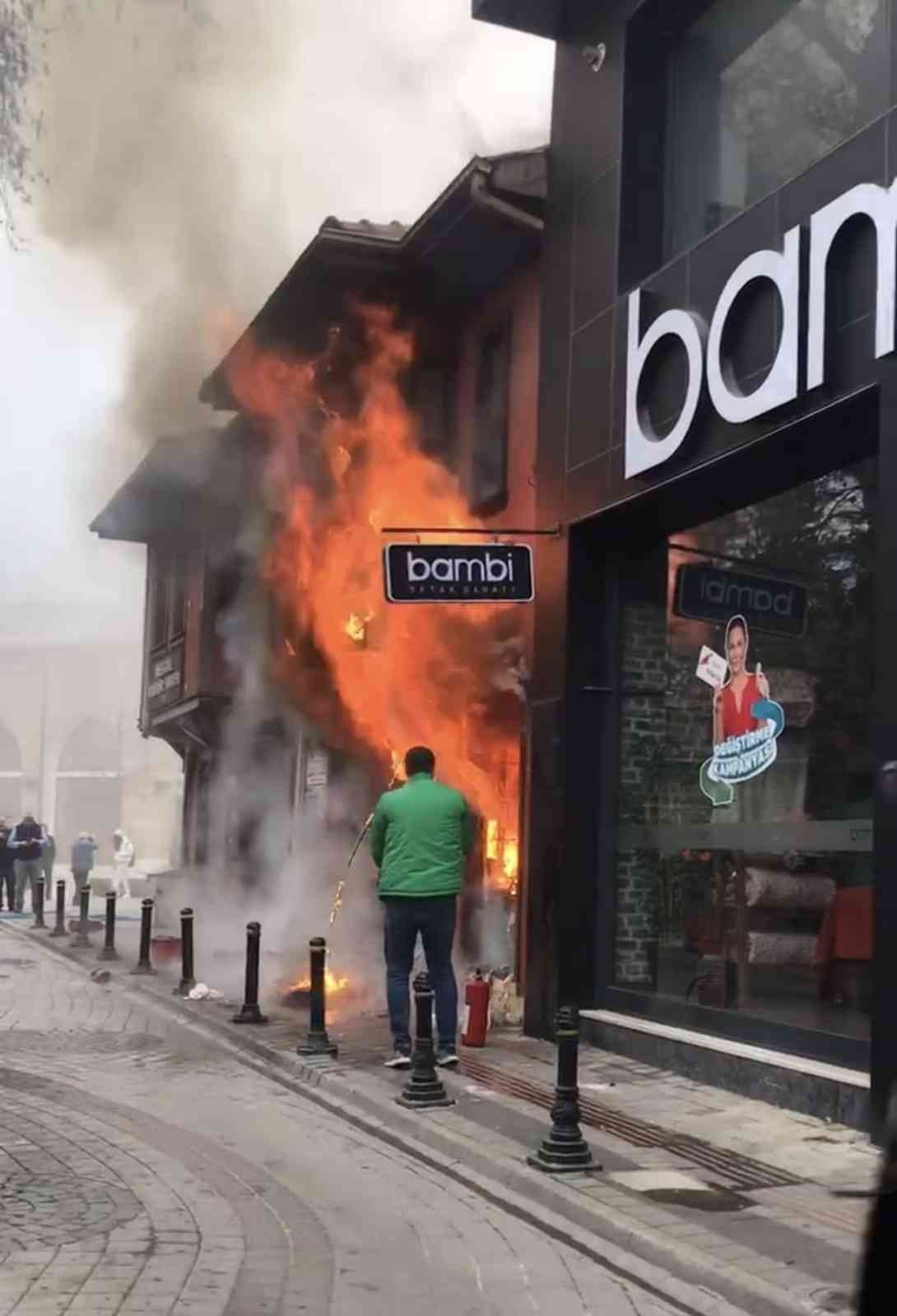 Bursa’da korkutan yangın