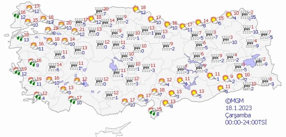 Kar beklerken sıcak geliyor! 20 dereceyi bulacak