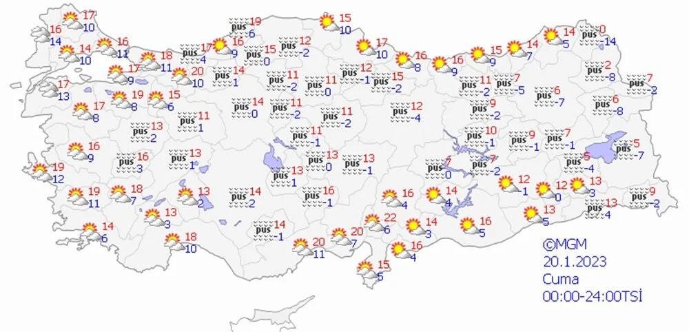 Kar beklerken sıcak geliyor! 20 dereceyi bulacak