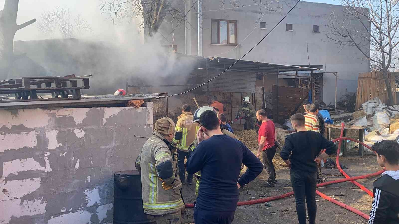 Bursa’da korkutan yangın