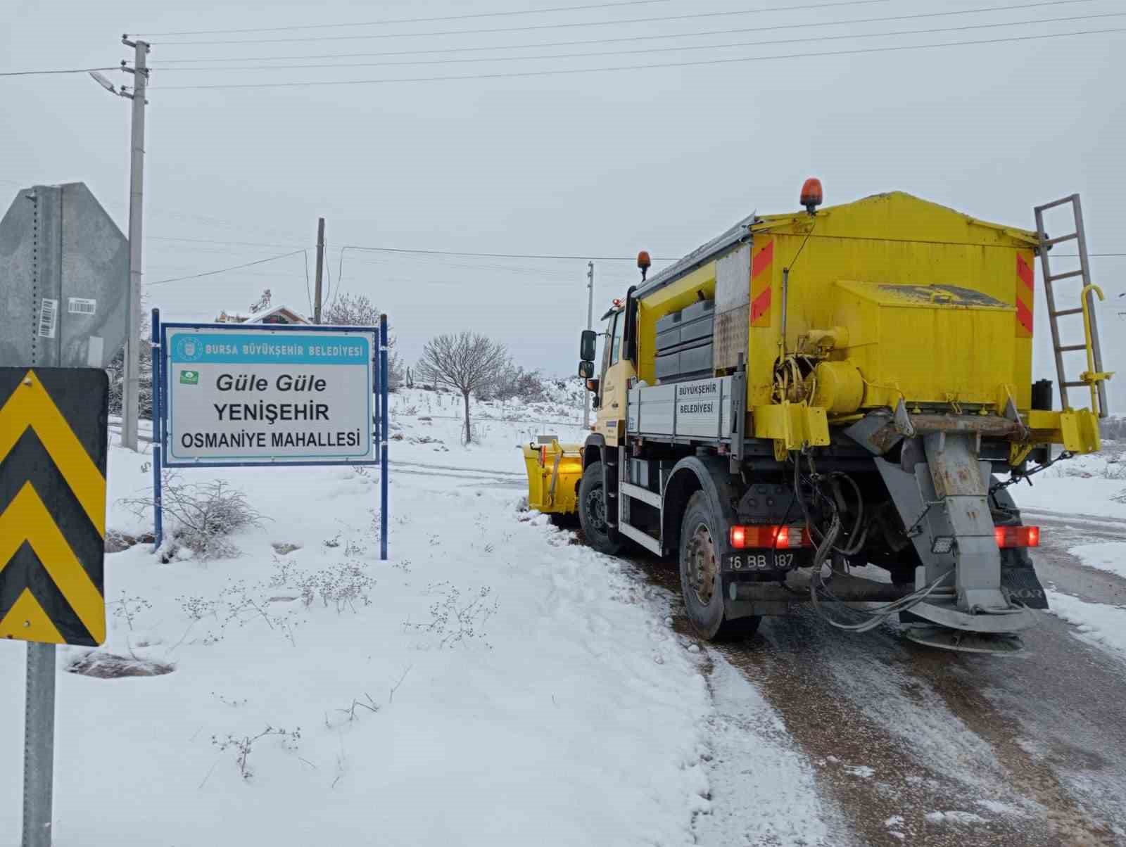 Bursa’da 694 mahalle yolu ulaşıma açıldı