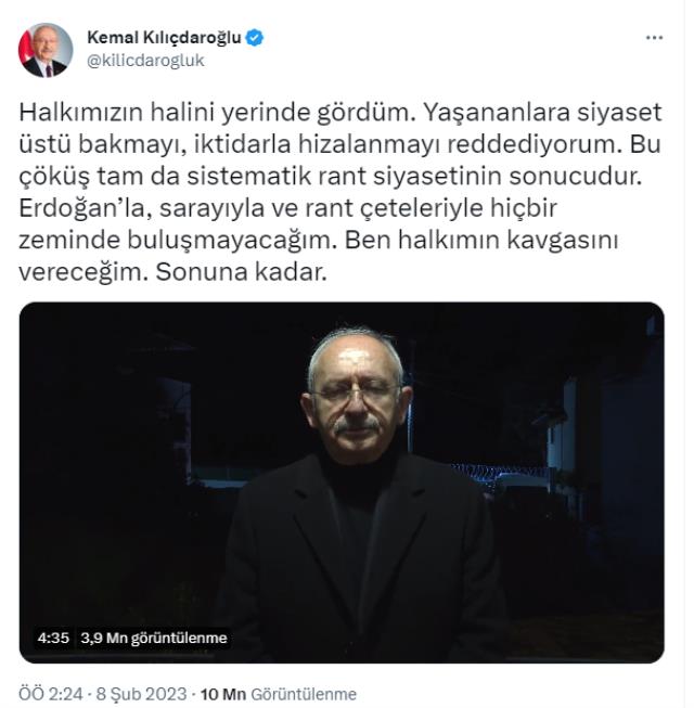 Hamza Dağ'dan Kılıçdaroğlu'na<a class=