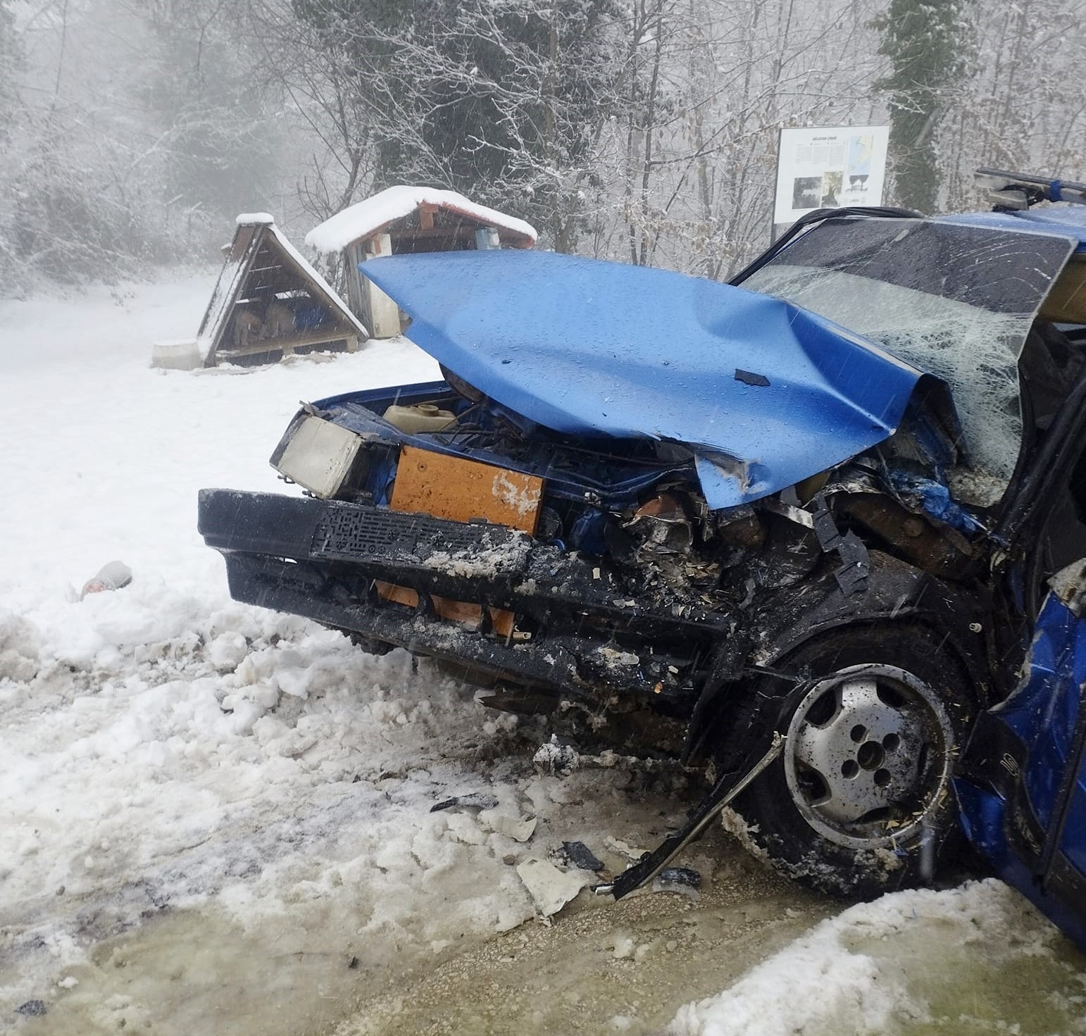 Dernek başkanı trafik kazası geçirdi