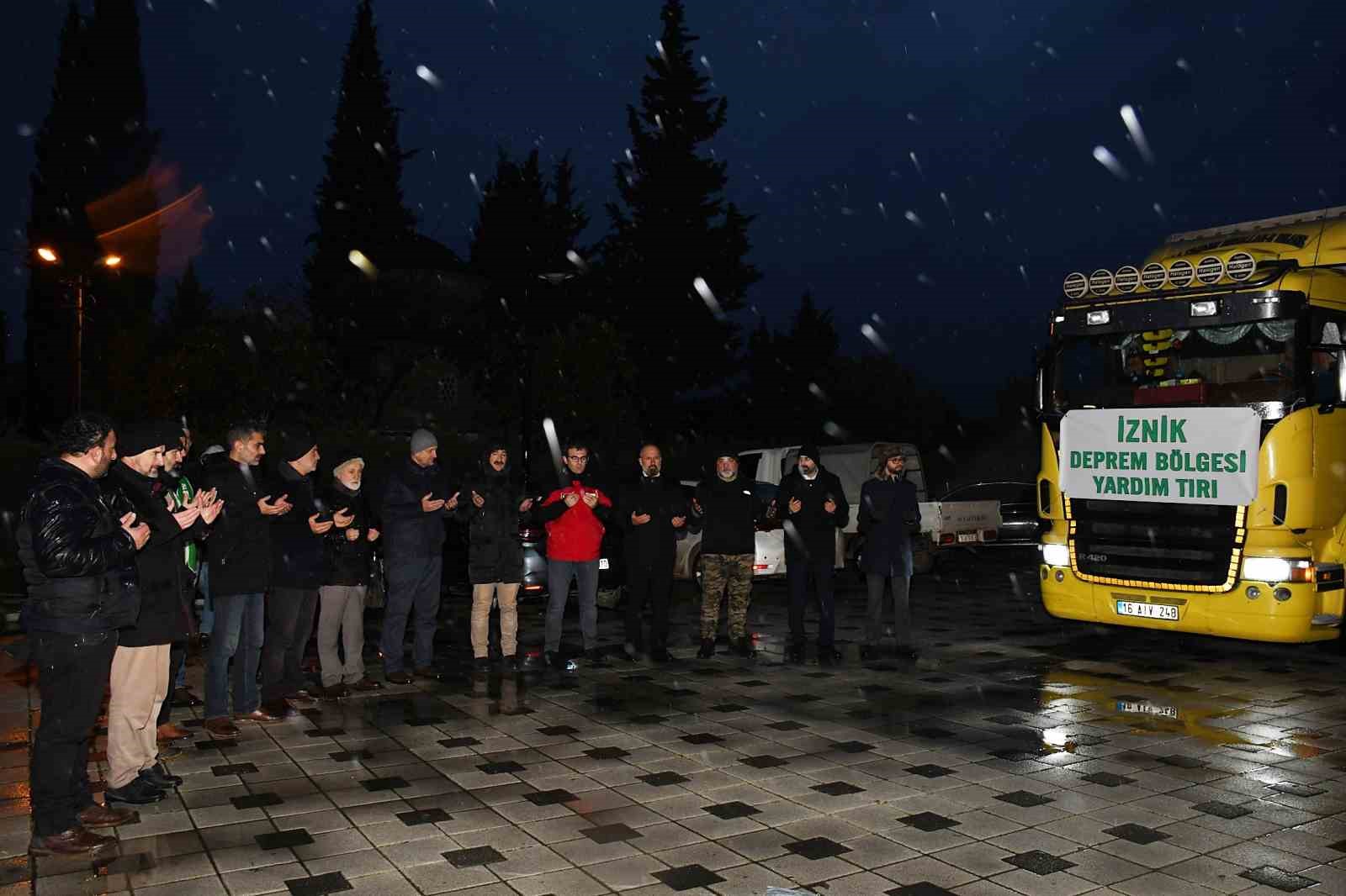 İznik’te yardımlar toplanmaya devam ediyor