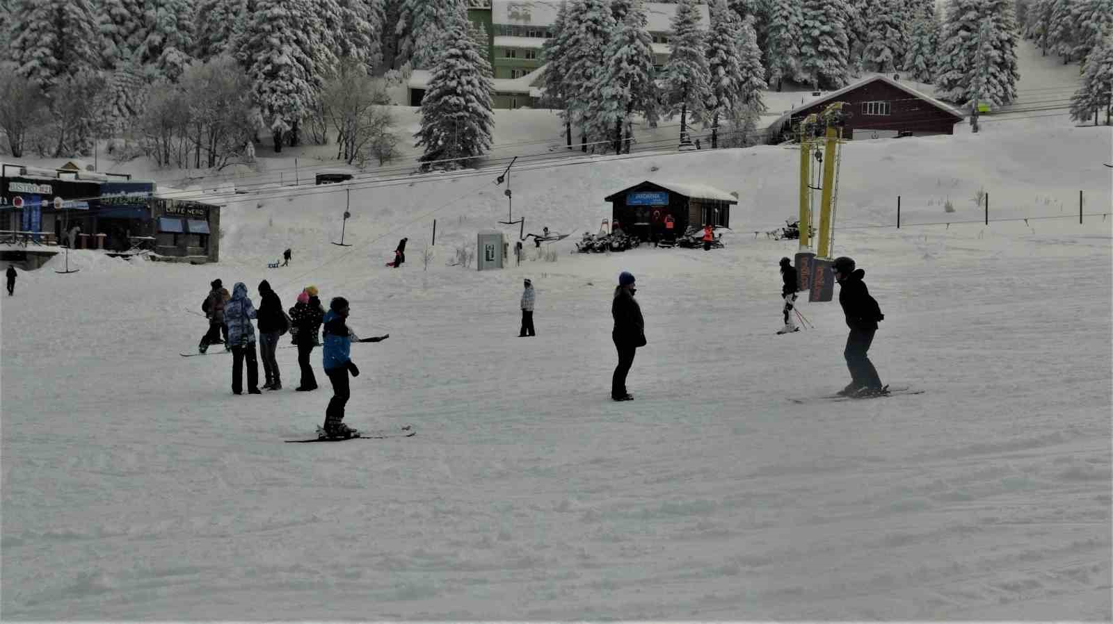 Uludağ’da kar bereketi