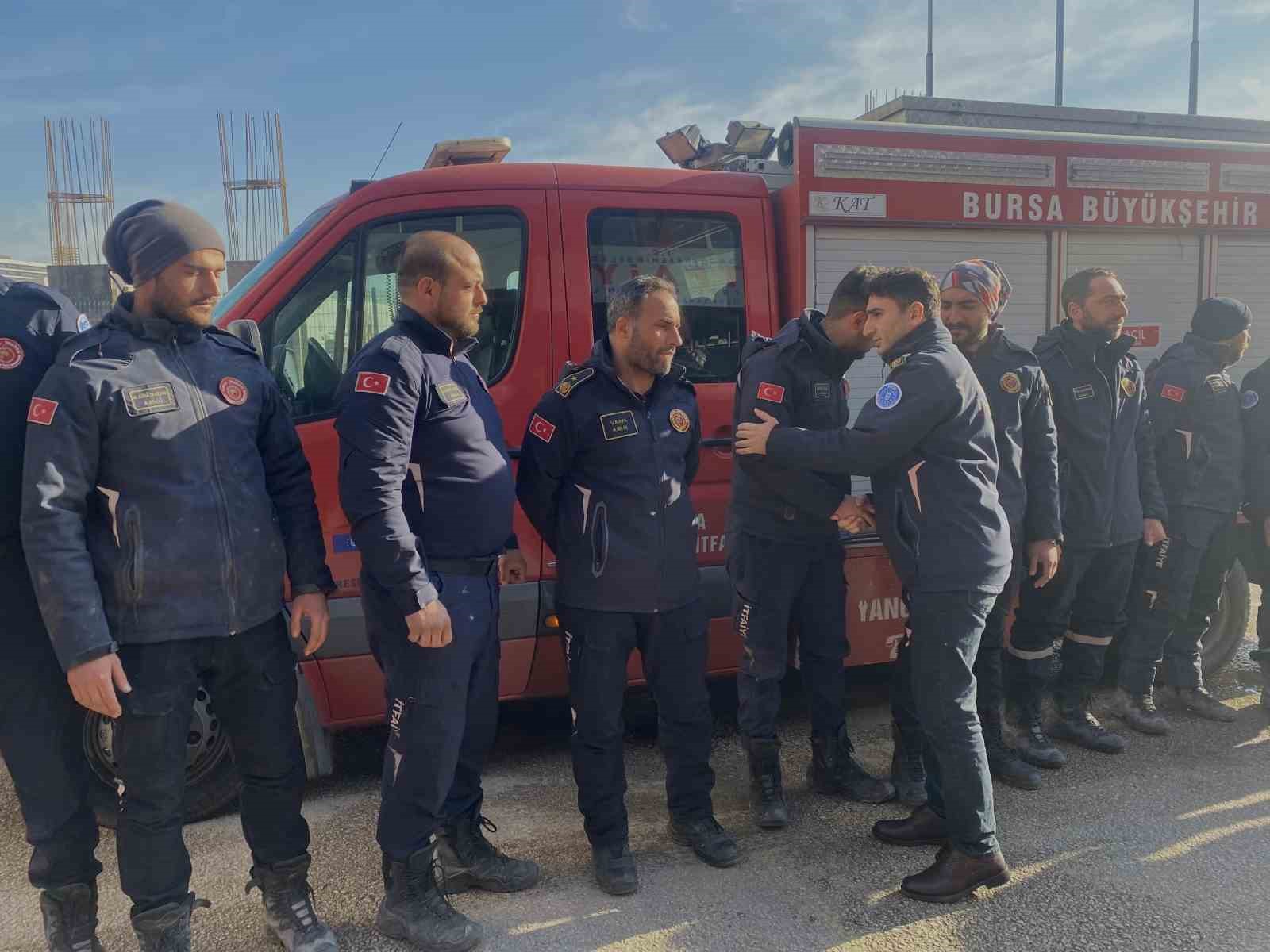 Deprem fatihleri Bursa’da