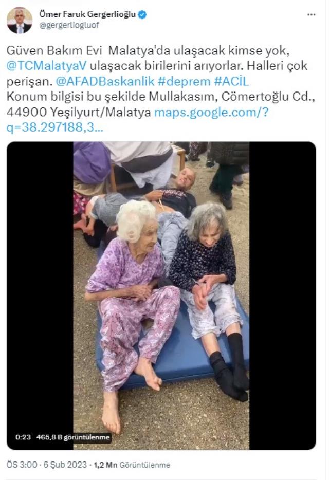 Aile ve Sosyal Hizmetler Bakanlığı'ndan Malatya'daki özel bakım merkezine ilişkin açıklama: Tekrar kuruma alındılar