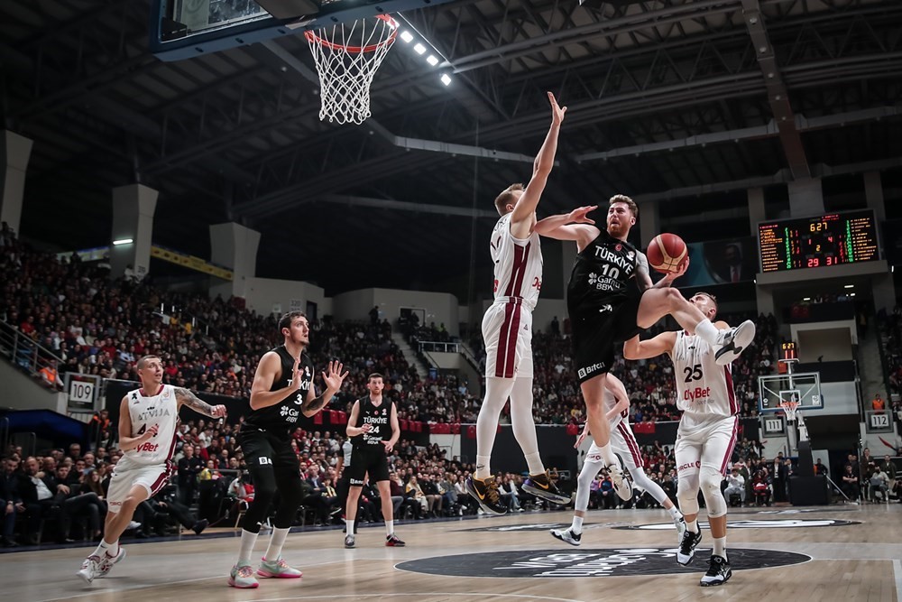 FIBA 2023 Dünya Kupası Elemeleri: Türkiye: 74 - Letonya: 83