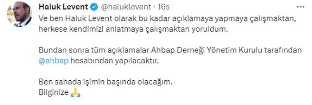 Yardımlarıyla gündemden düşmeyen Haluk Levent'ten yeni karar: Kendimi açıklamaktan yoruldum, açıklamalar Ahbap'tan yapılacak