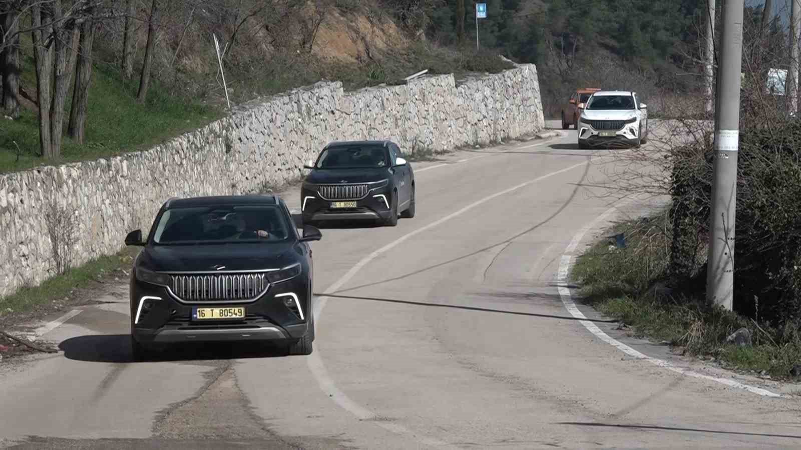 (Özel) Herkes merakla bekliyor...Togg Bursa yollarında böyle görüntülendi