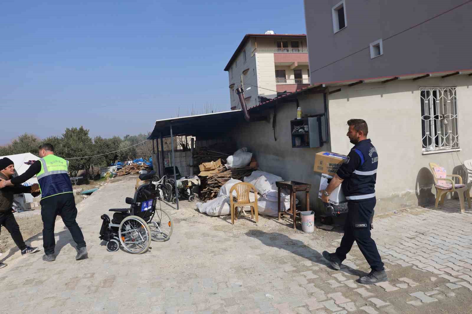 Bursa, deprem bölgesinde gönüllere dokunuyor