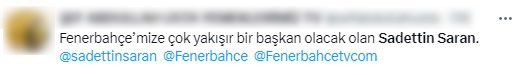 Kazan kaldırdılar! Ali Koç'u istemeyen Fenerbahçe taraftarı, Sadettin Saran'ı göreve çağırdı