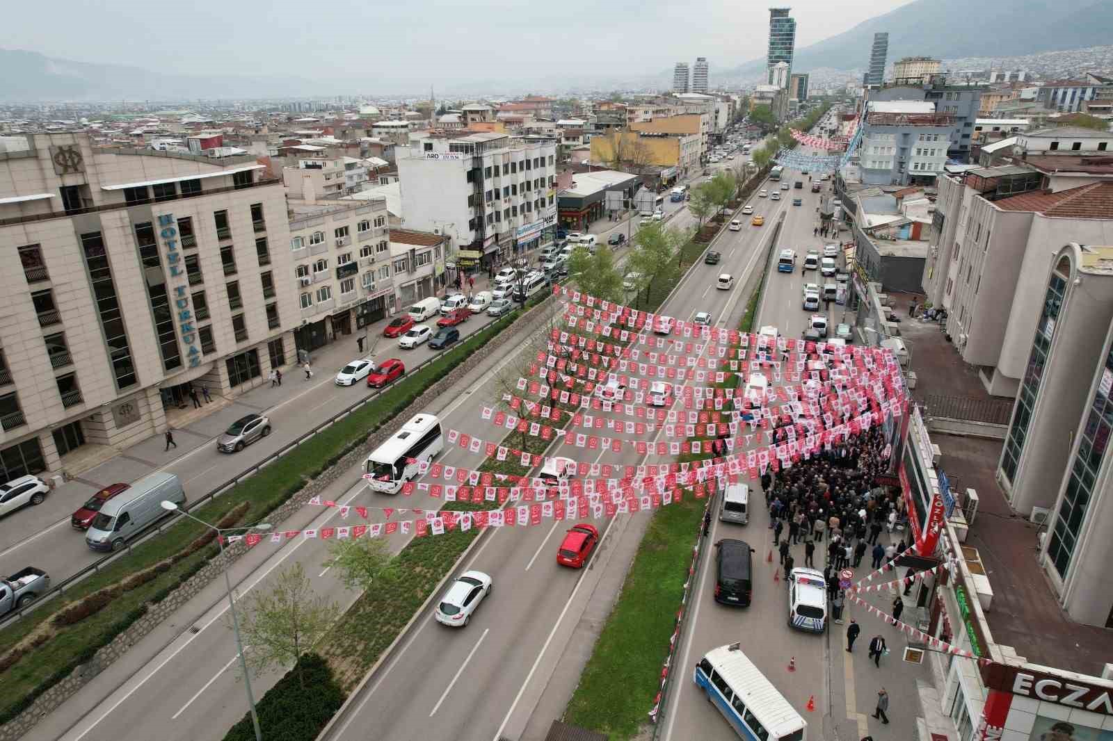 MHP Bursa Seçim İletişim Merkezi açıldı