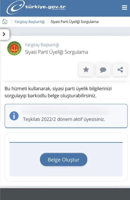 Habersiz parti üyeliğine suç duyurusu: e-Devlet'ten 'kontrol edin' uyarısı