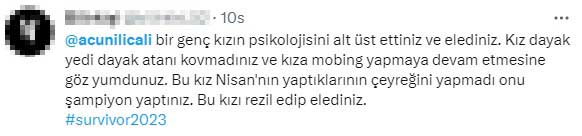 Davranışlarından rahatsız olduğu Merve'yi diskalifiye eden Acun Ilıcalı'ya tepki yağıyor