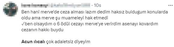 Davranışlarından rahatsız olduğu Merve'yi diskalifiye eden Acun Ilıcalı'ya tepki yağıyor