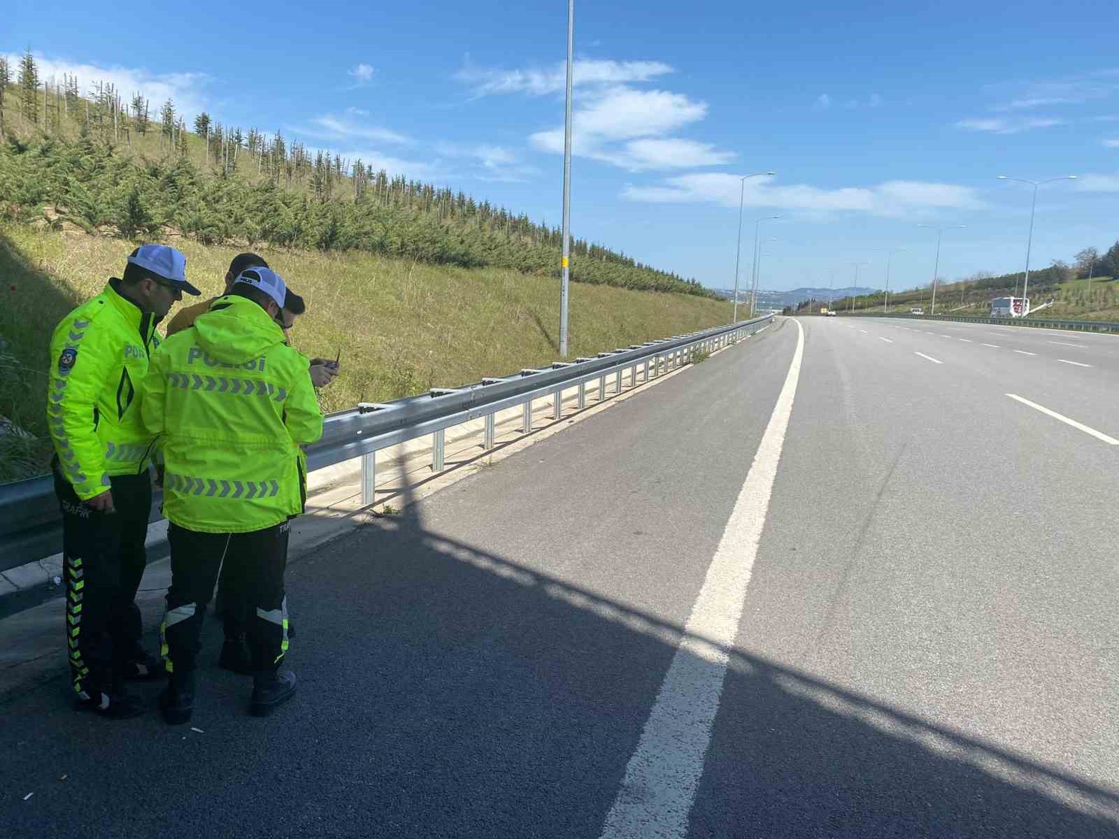 Bursa polisinden dronlu bayram denetimi