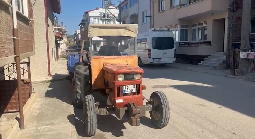 (Özel) Hayatında hiç İstanbul’u görmedi... Traktörüne 54 kez otoyol ve köprü cezası geldi