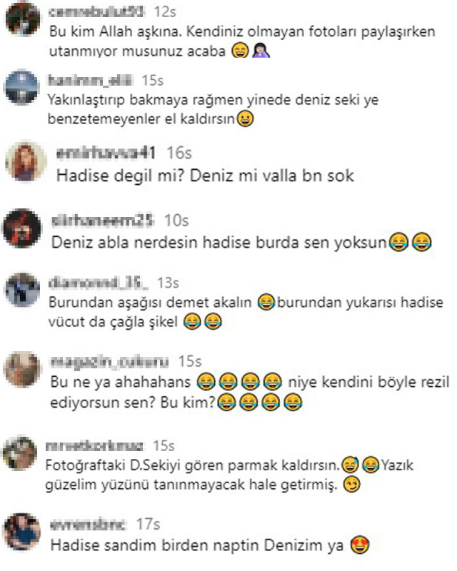 Deniz Seki son halini paylaştı, görenler Hadise ve Demet Akalın'a benzetti