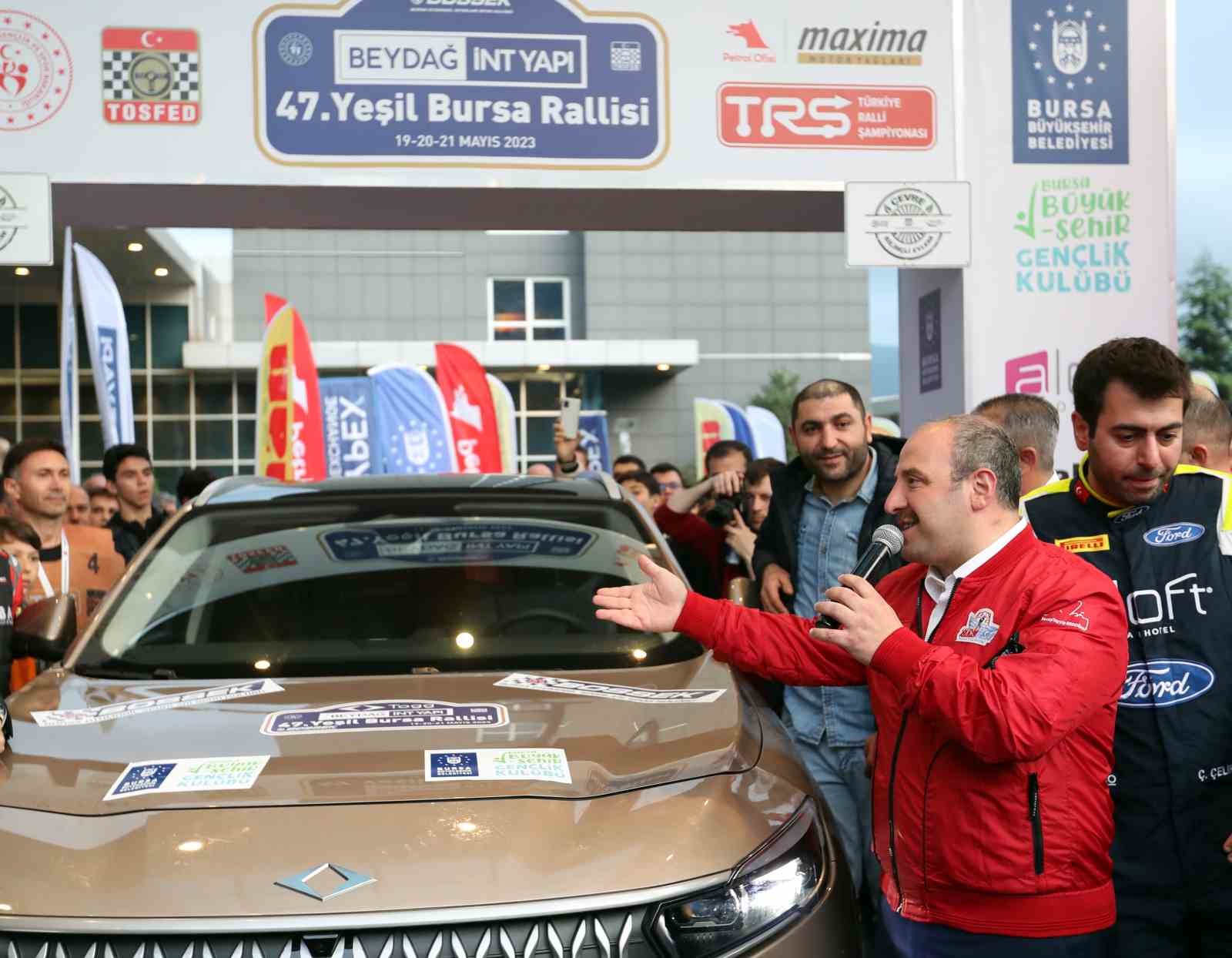 Yeşil Bursa Rallisi Togg ile start aldı