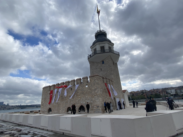 Kız Kulesi restorasyon çalışmaları tamamlandı! İşte ilk ziyaretçileri