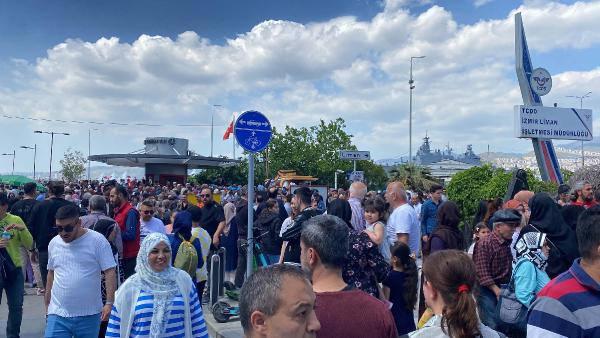 TCG Anadolu'ya 4'üncü günde de yoğun ilgi