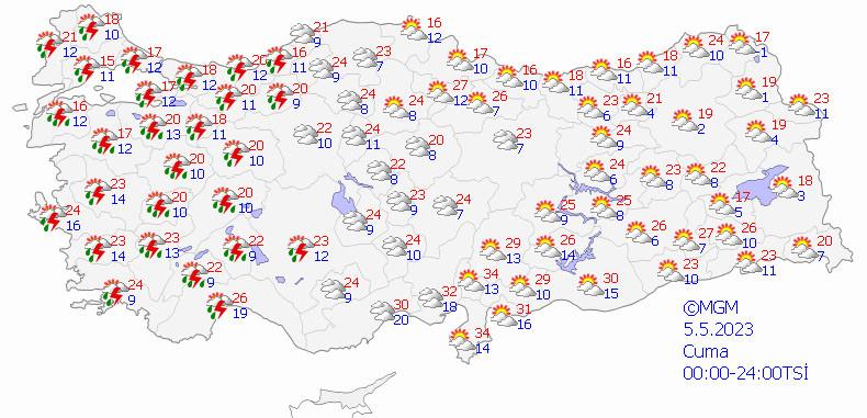 Meteoroloji'den uyarı:<a class=