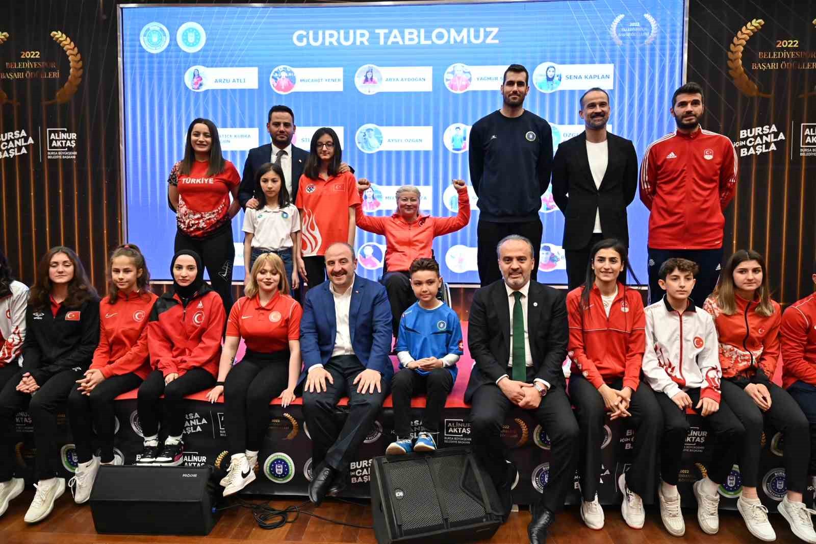 Bursa Büyükşehir’in sporda gurur tablosu