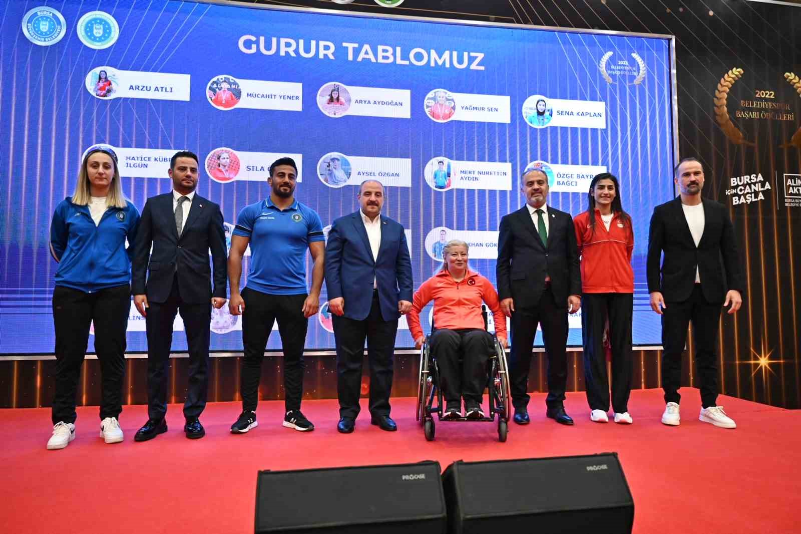 Bursa Büyükşehir’in sporda gurur tablosu