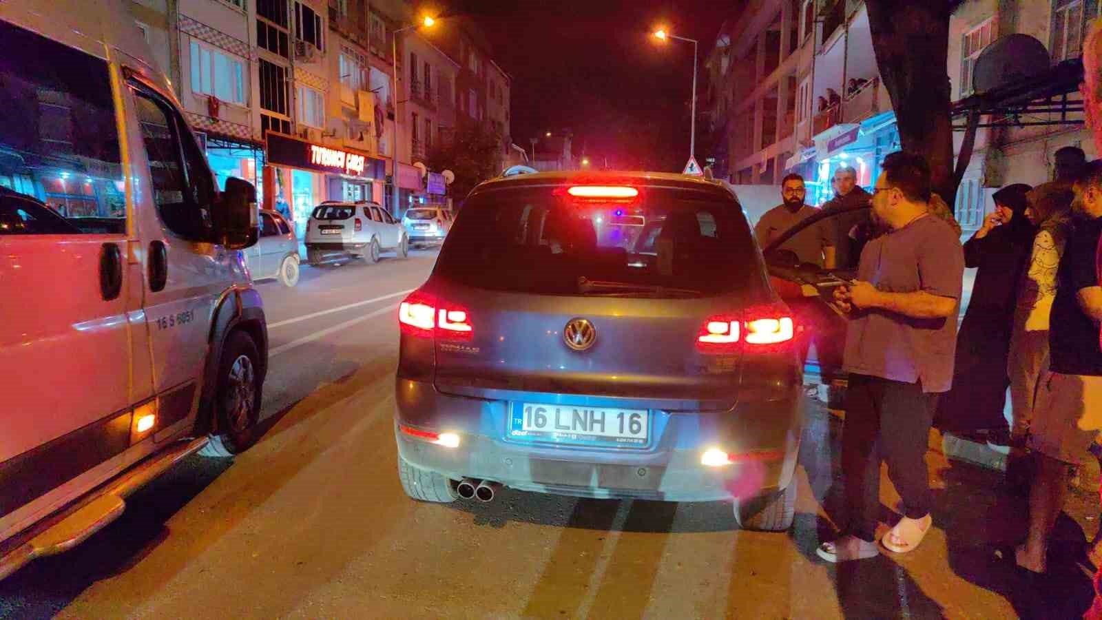 Bursa’da motosiklet sürücüsü ölümden döndü