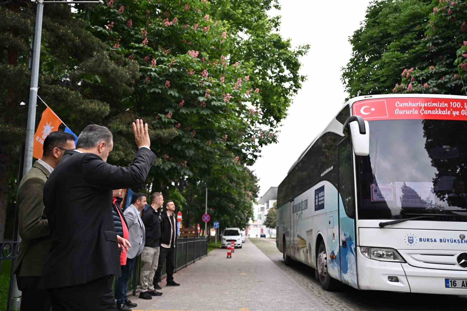 Bursa’dan Çanakkale’ye ‘vefa’ turu