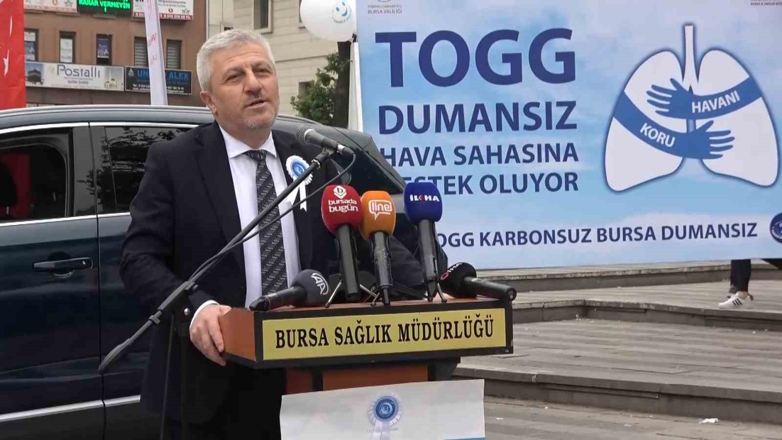 Dünya Tütünsüz Günü Togg ile kutlandı