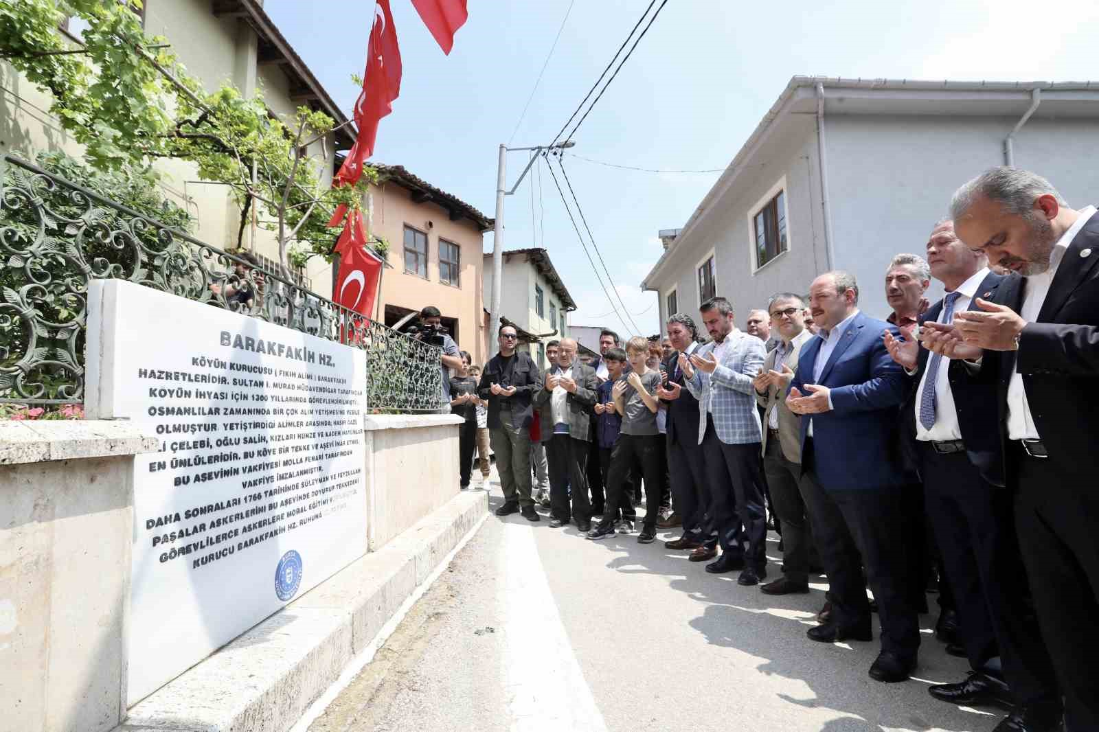 Osmangazi’nin hocası Barakfakih Hazretleri dualarla anıldı