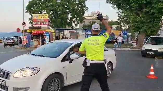 Bursa Mudanya trafiğine bayram denetimi