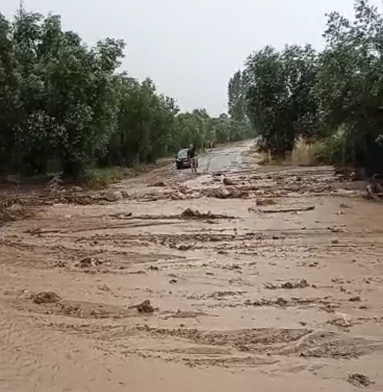 Sel suları İznik Bursa yolunu kapattı