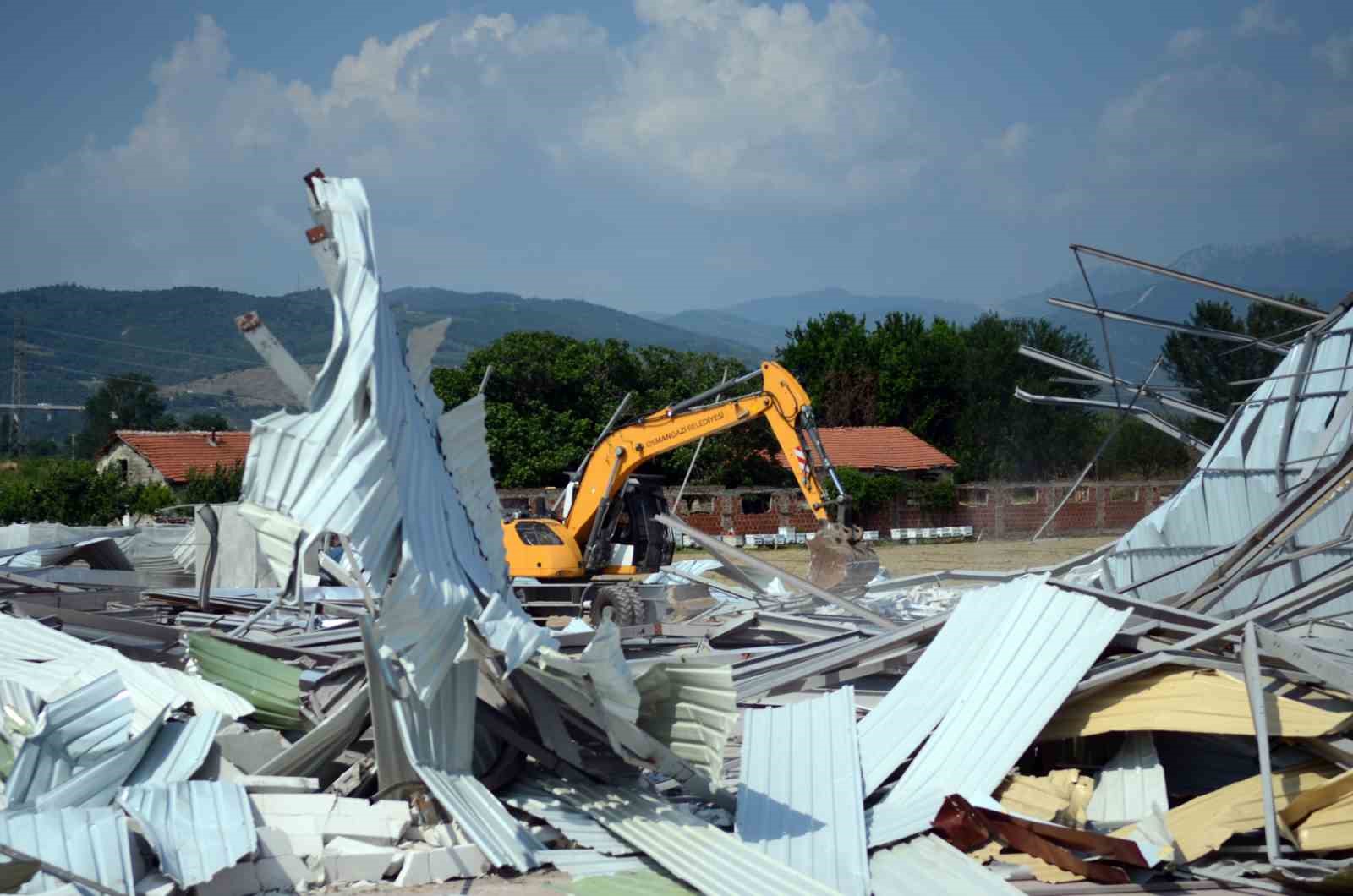 Bursa Ovası kaçak yapılardan temizleniyor