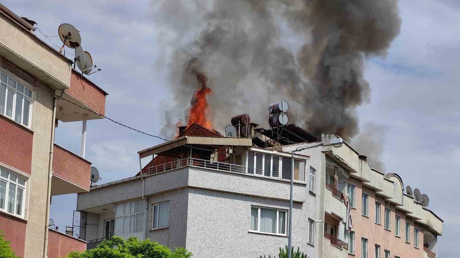 Bursa’da korkutan yangın