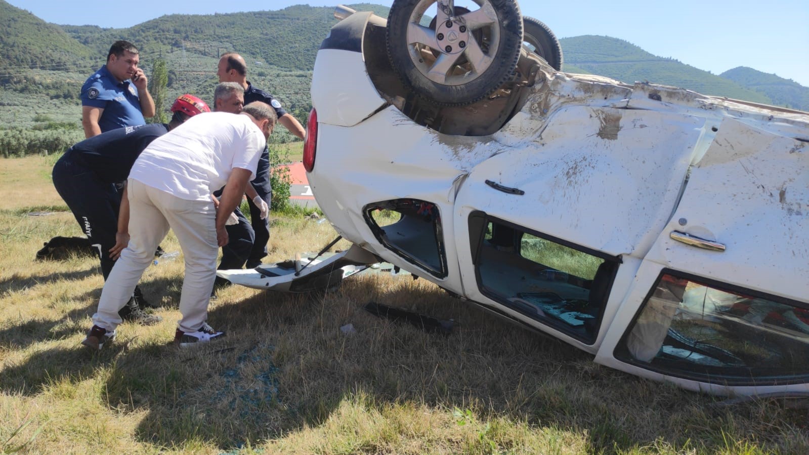 Gemlik’te kaza, 1 ölü 4 yaralı