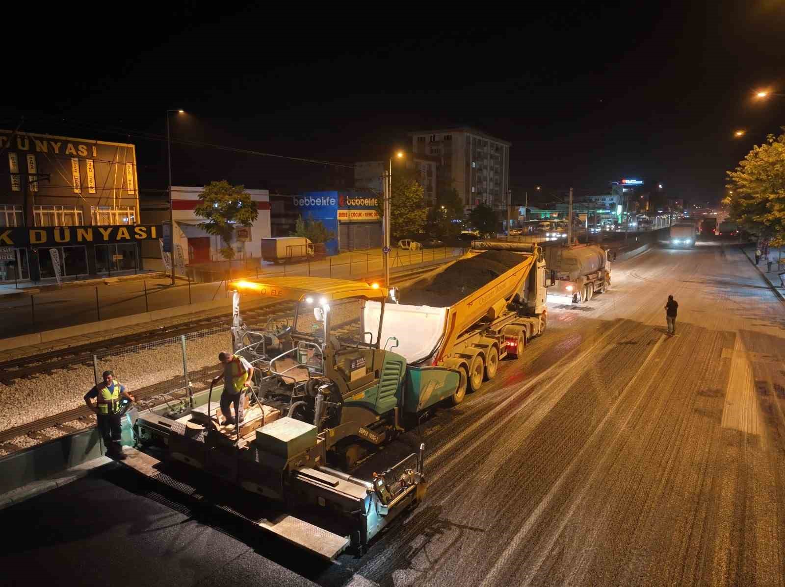 Ankara yolunda gece mesaisi