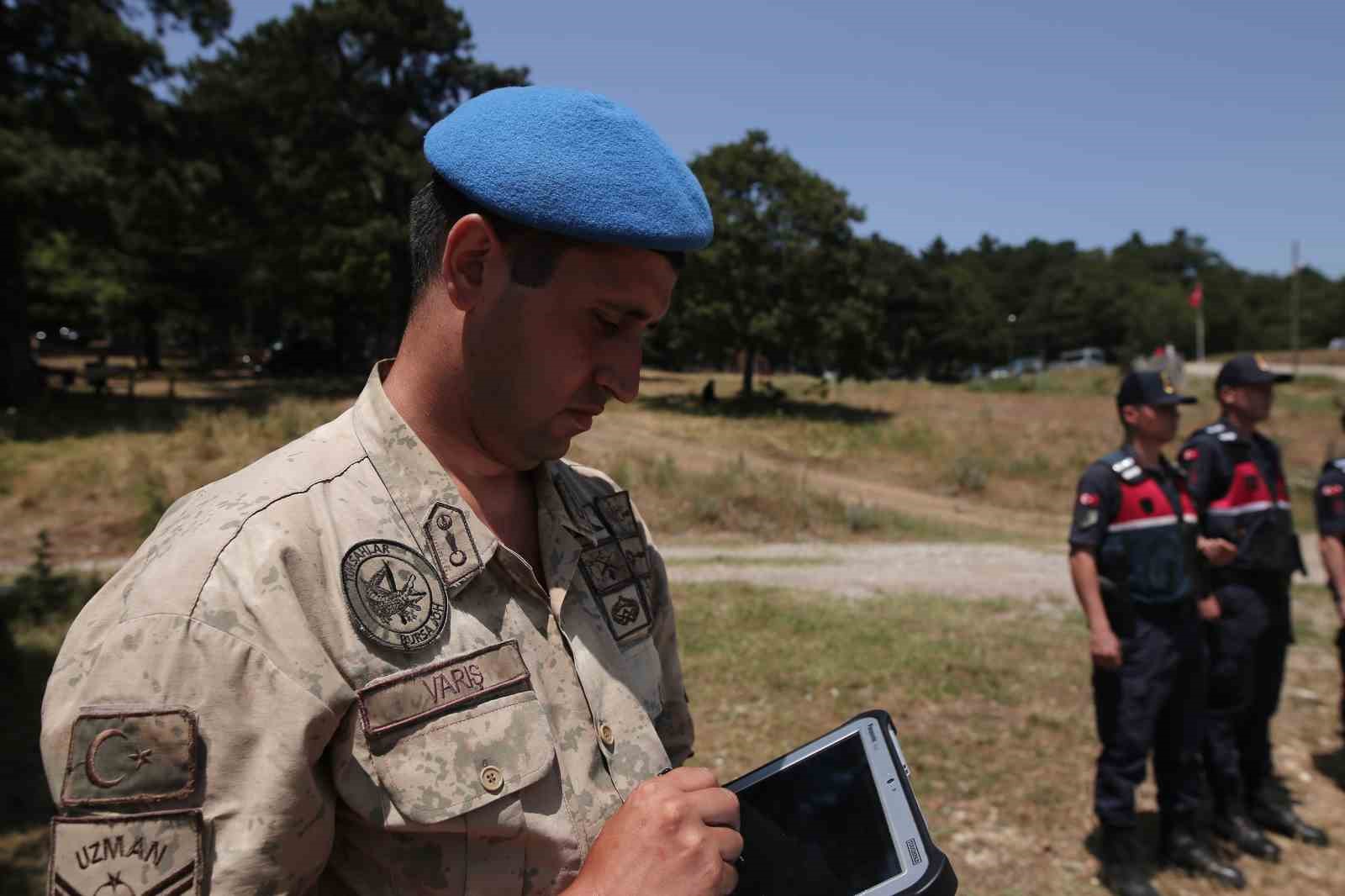 Jandarmadan orman yangınlara karşı dronlu denetim