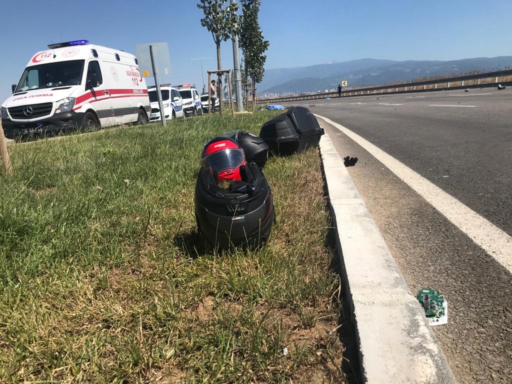 Bursa’da motosiklet kazası: 1 ölü, 1 yaralı