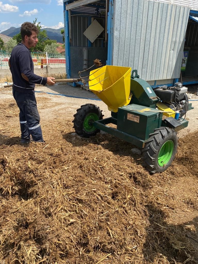 32 ton bitkisel atık, 10 ton gübreye dönüştü